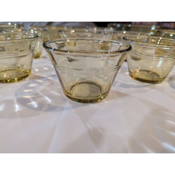 14 pc Vintage Forte Crisa Mexico Honey Amber Glass Baking Serving Dishes - Picture 7 of 8